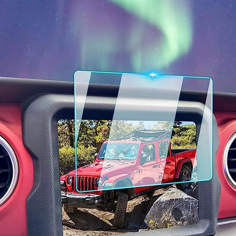 

For JEEP Wrangler JL Gladiator JT 2018 2019 2020 2021 2022 2023 8.4INCH Navigation Tempered glass Touch Screen Protective film