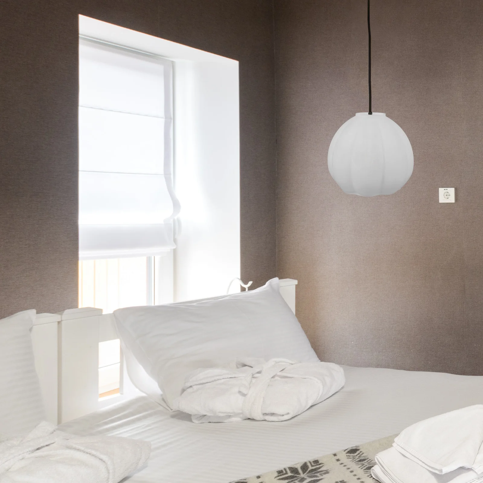 

White Glass Lamp Shade Replacement for Pendant Lights Decorative Hanging Light Fixture Cover for Home Decor Small Lamp Shades