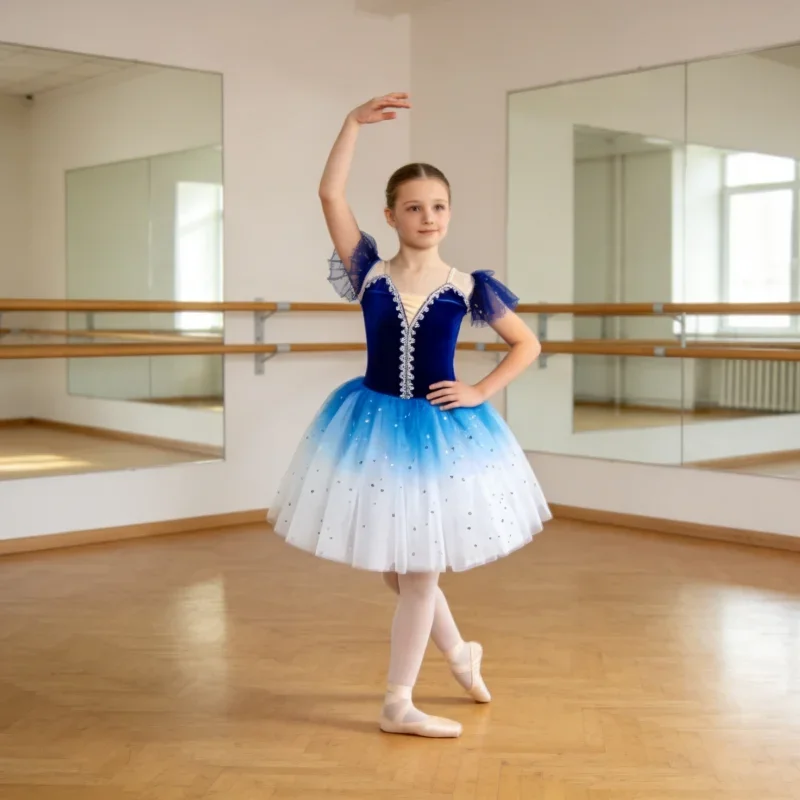 Children's Ballet Skirt, Girls' Dance Skirt, Sequin Dress, Children's Dance Skirt, Collective Program Performance Clothing