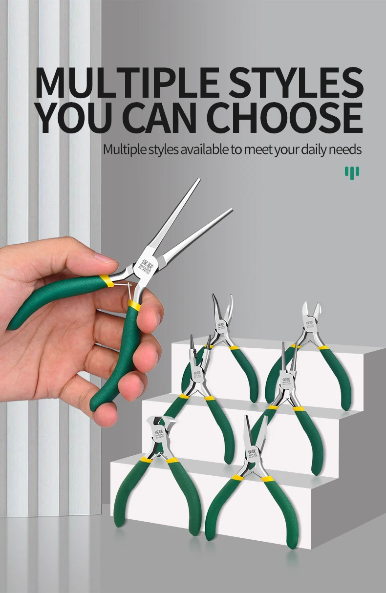 5 Zoll Mini-Zange, Neues Multifunktionswerkzeug für Schmuckherstellung und Perlenarbeiten, Diagonale Stahlzange für DIY-Projekte – Detail 9