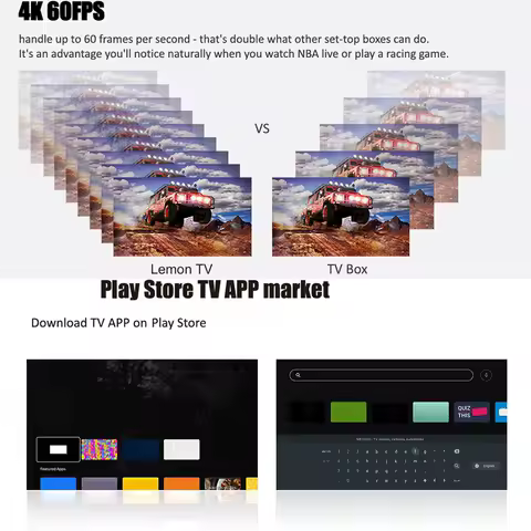 Android 12 Lemon TV Mini Smart TV Box Allwinner H618 Quad Core 2.4G&amp;5G Dual WiFi6 BT5.4 Set Top Box 4K 2GB 16GB Voice Remote
