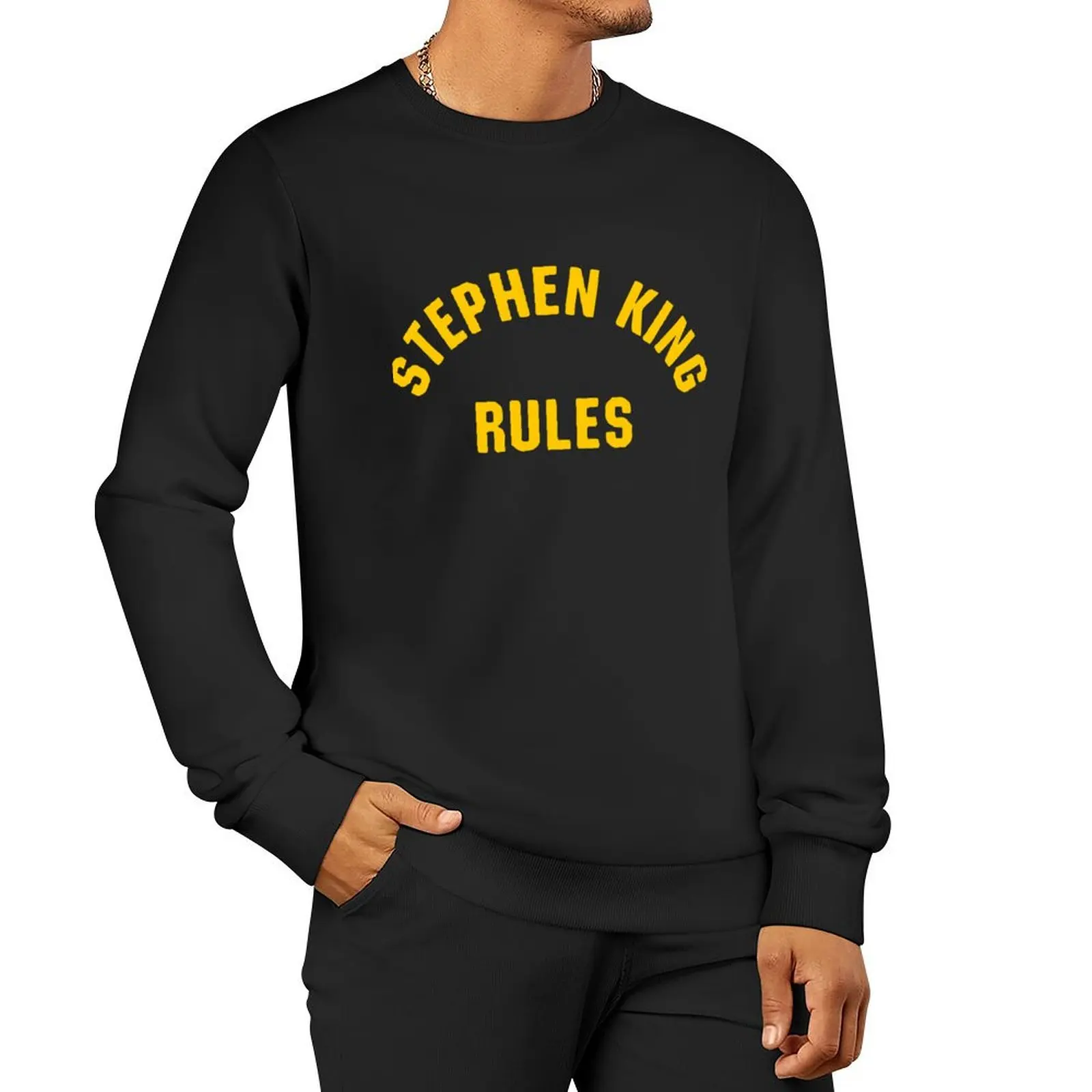 

Stephen King Rules Sweatshirt autumn new products men clothing aesthetic clothing sweatshirts