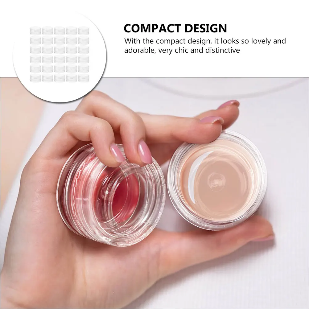 

55Pcs Empty Cream Jars For Lotions LeakProof Travel Containers Cosmetics Organizer Cases