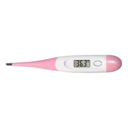 1PCS basal pink digital body Clinical fever Medical Equipment Tools Dry thermometers for people children Waterproof soft head