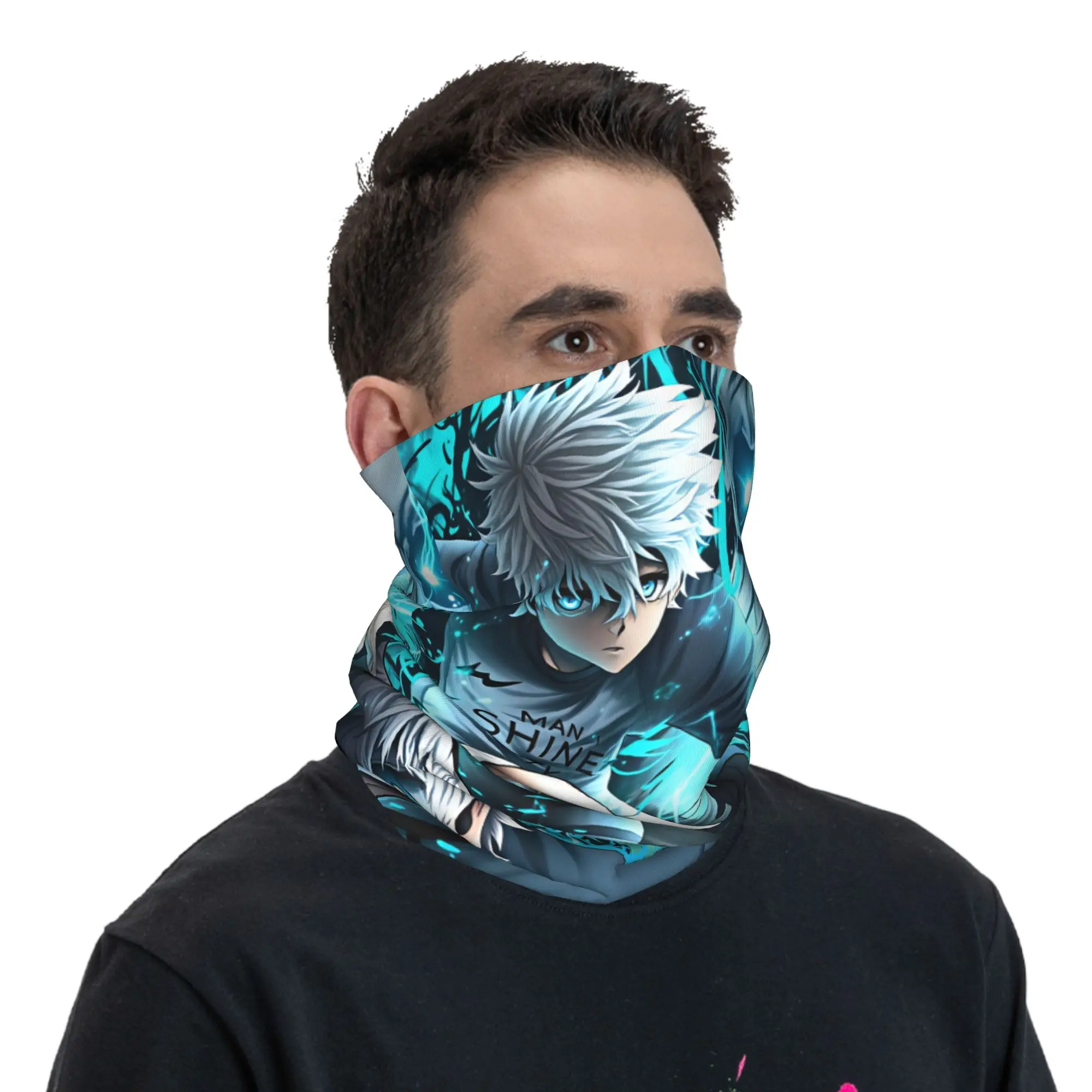 Manga Nagi Seishiro Bandana  Funny Balaclava Autumn Hiking Camping Protection Bicycle Mask Neck Warmer Face Cover Mask