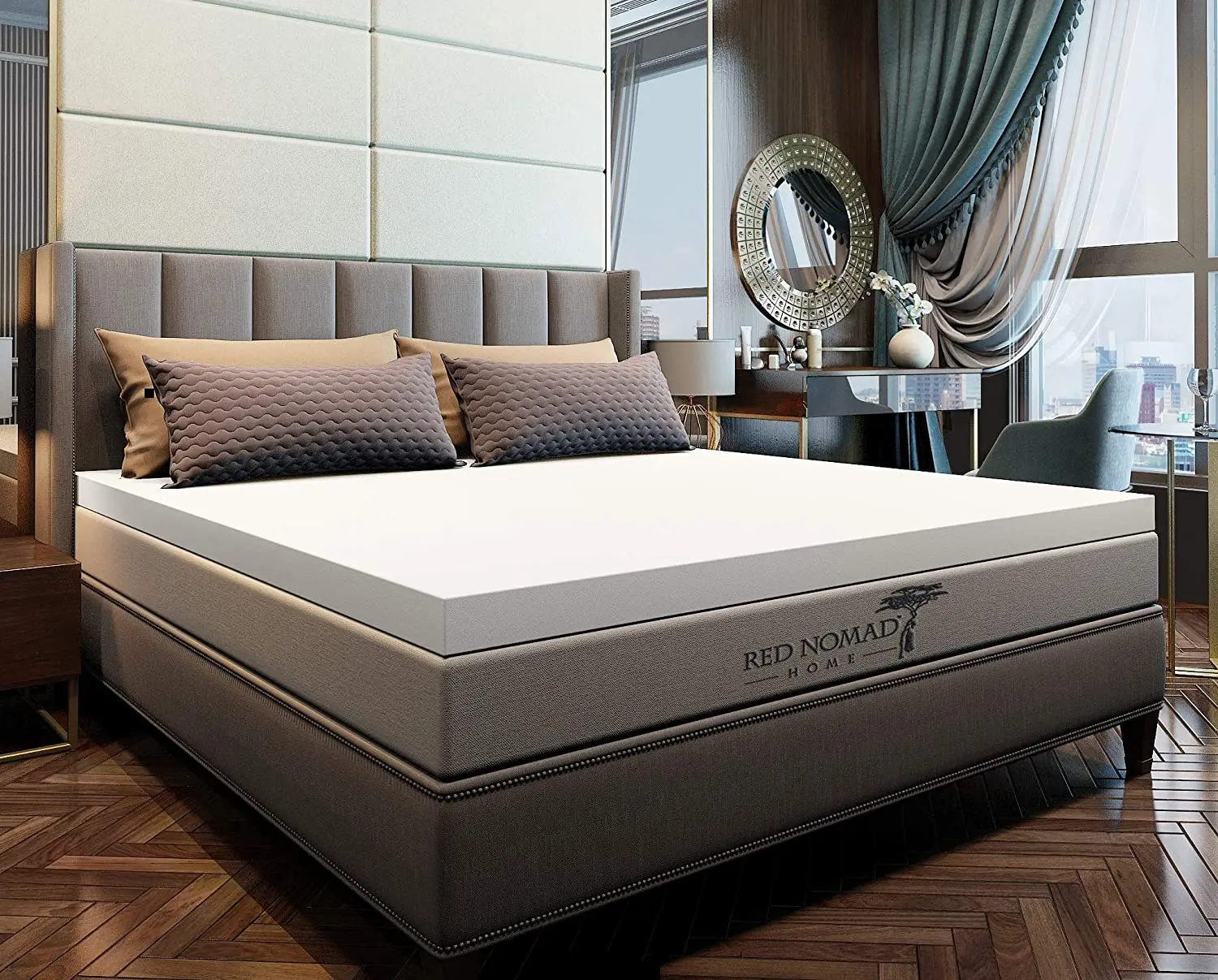 Made In China High-end Hotel Compression Bed Colchao Mattress In Box Twin Single King Size Gel Memory Foam Mattress Topper