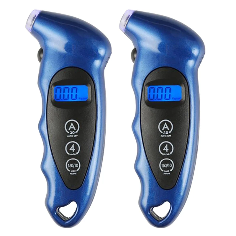 

2X New Tire Air Pressure Gauge Digital Car Bike Truck Auto LCD Meter Tester Tyre Gauge