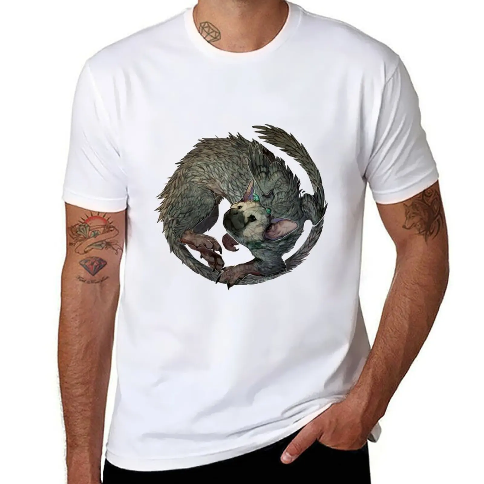 

Trico from the last guardian T-Shirt t shirt man casual t shirt man luxury T-Shirt