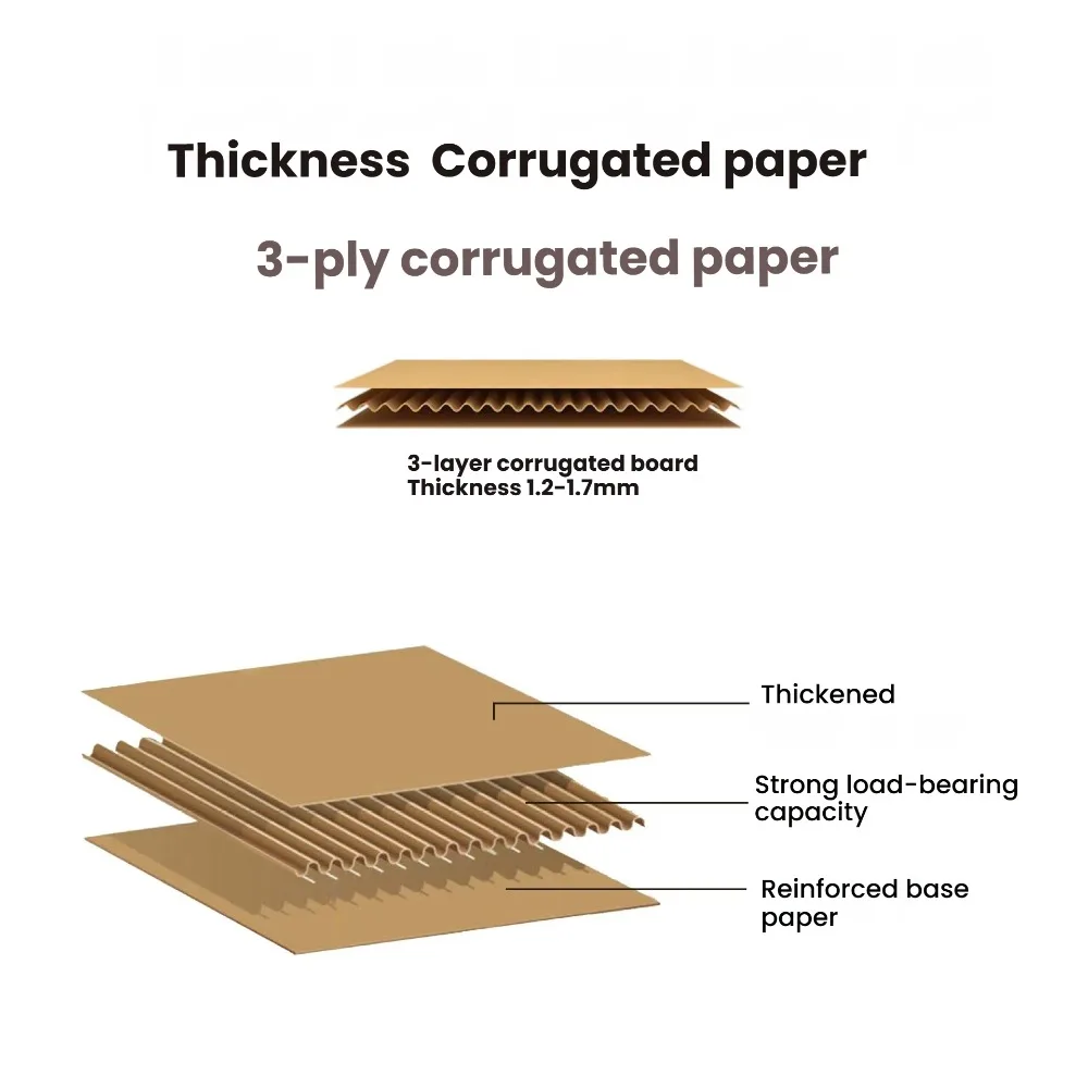 10PCS Small Shipping Boxes Corrugated Cardboard Packaging Boxes with Lids for Small Business Mailer Packing Paper Gifts Box