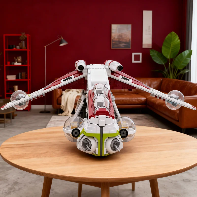 

5687pcs MOC Venator Hangar Bay Display Base Star Battle Model Building Blocks Architecture Toys Christmas Gifts Education Kids