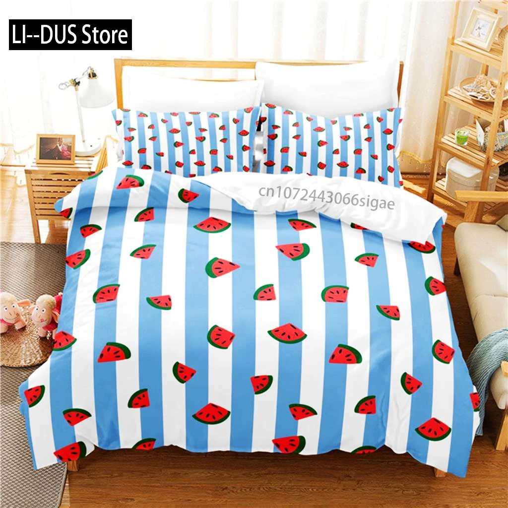 

Watermelon Bedding Set Duvet Cover Set 3d Bedding Digital Printing Queen Size Bedding Set Fashion Design