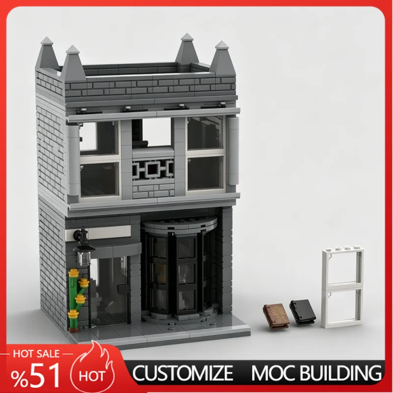 656 Pcs MOC Magic Shop Mini Modular Building Blocks City Street View Model DIY Educational Assembly Toy Birthday Popular Gifts