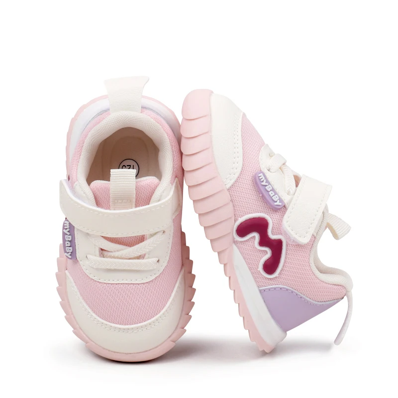 Neonati maschi ragazze 2024 autunno nuove scarpe da bambino Casual sport vento fondo morbido scarpe Casual antiscivolo