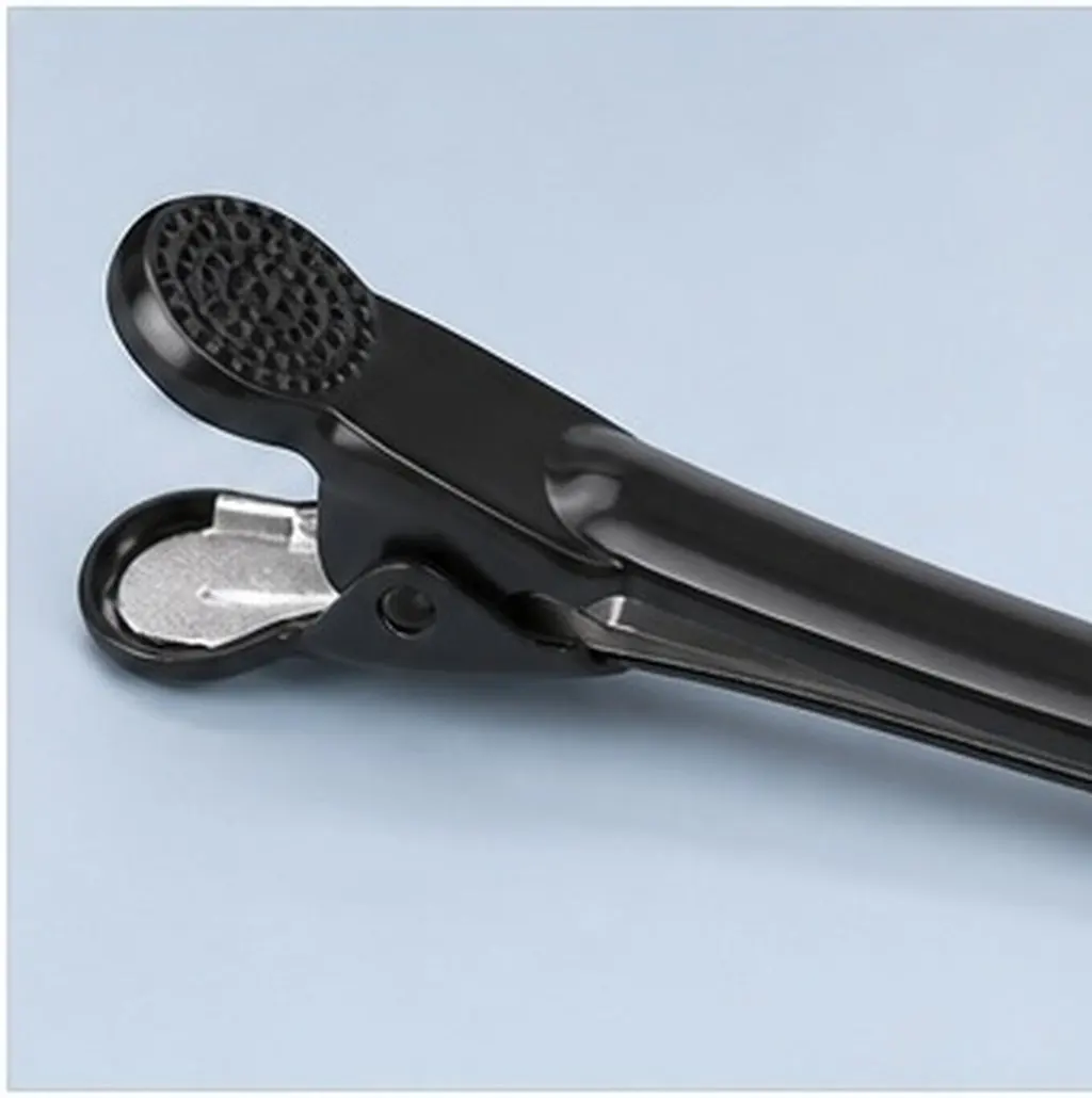 12Pcs Wavy Hair Positioning Clips Metal Bottom Strong Grip for Long Thick Hair Hairdressing Styling Blow Drying Salon Tool