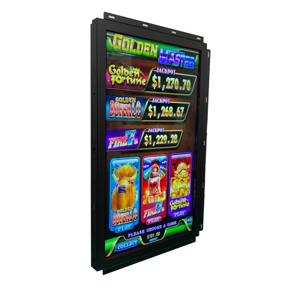 32 Inch 1920*1080 POG GAME Infrared without light Touch Screen Monitor For POG-Original Bally or Other Slot