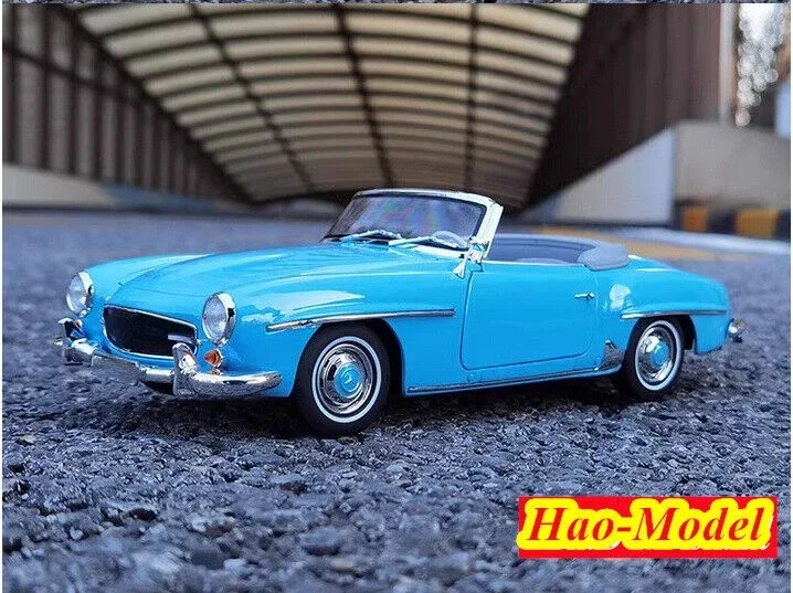 

NOREV 1/18 For Benz 190SL 1957 Model Car Diecast Metal Ornaments Toys Boys Birthday Gifts Hobby Display Collection Blue