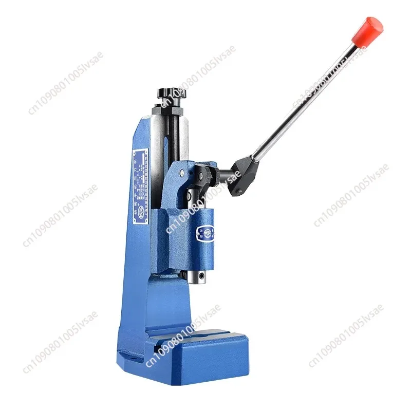 J03-0.4A Manual Punch Press, 0.4Ton Desktop Hand Operated Press Machine for Jewelry Crafting, Stamping, Bearing