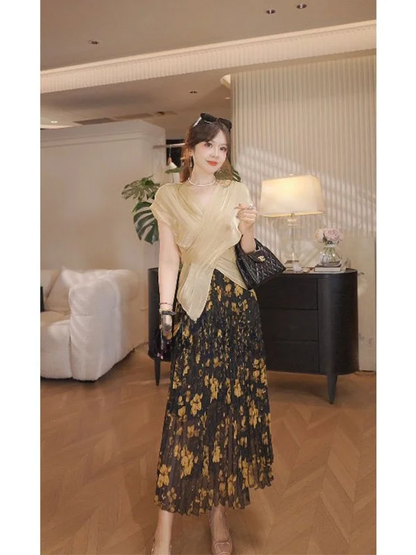 

Юбка Pinziko с высокой талией, эластичная, утягивающая, из сетчатой ткани, в корейском стиле, для офиса, А-силуэт, из полиэстера, облегающая, лето 2025