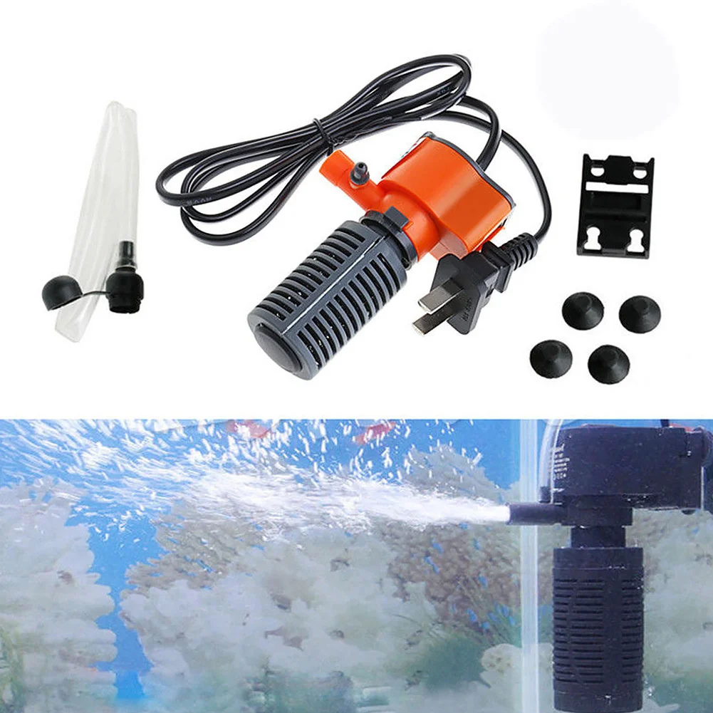 3w Mini Aquarium Internal Filter 3-in-1 Submersible Pump Filter Oxygen Circulation For Fish Turtle Tank  Aquatic Pet Supplies