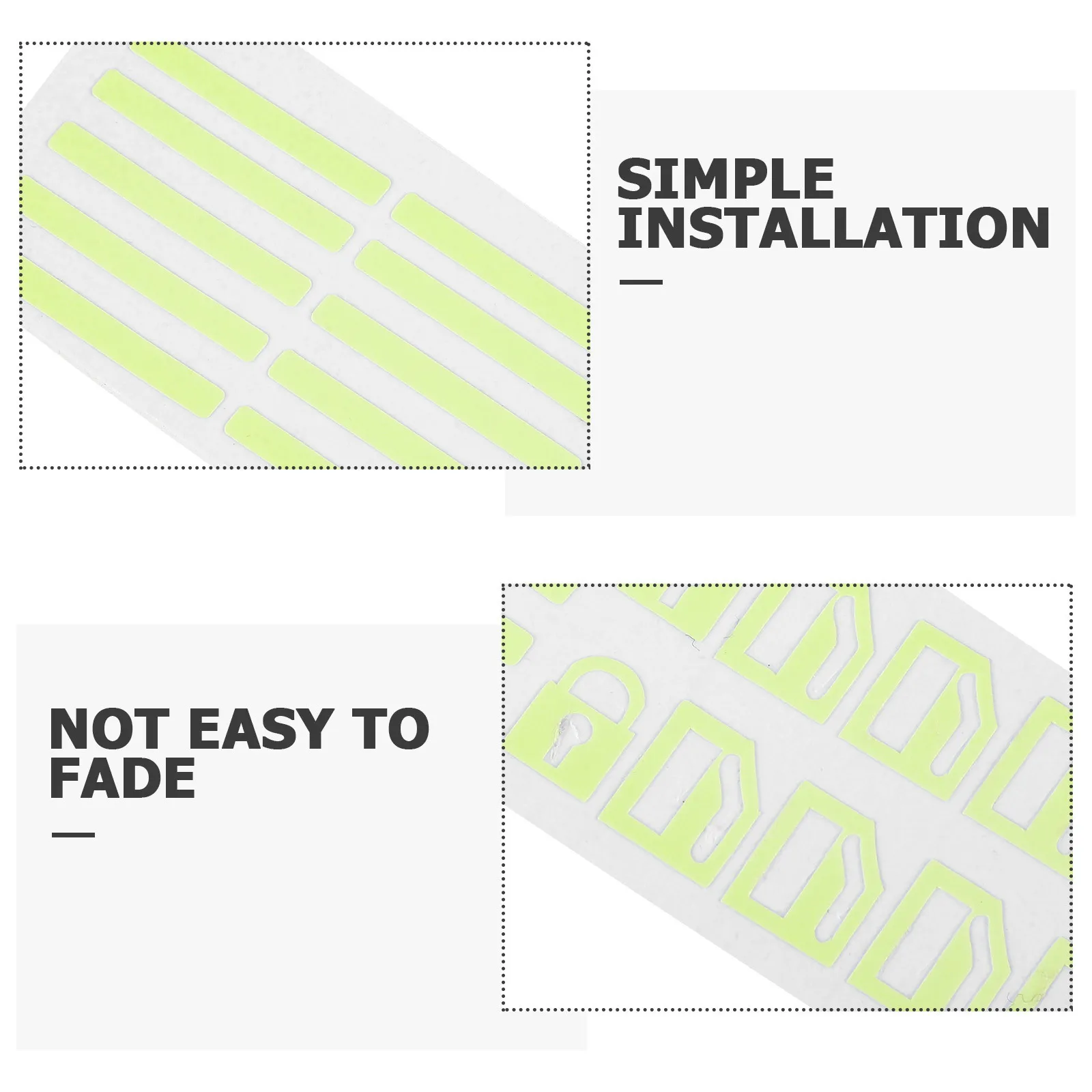 

Glow In The Dark Switch Stickers Fluorescent Car Interior Button Labels Auto Window Controls Luminous Safety Decals