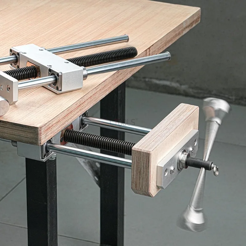 Carpentry Inertia Vise DIY Desktop Precision Heavy-duty Clamping Tool Double Link CNC Labor-saving Silk Sliding Woodworking Vise