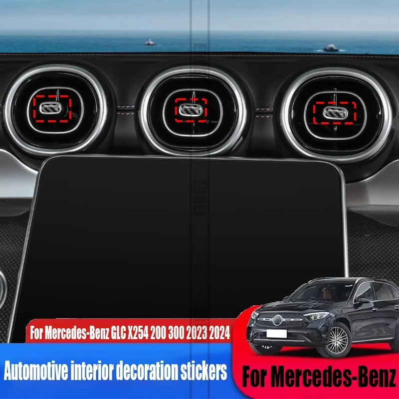 

For Mercedes-Benz GLC X254 200 300 2023 2024 car interior decoration stickers car interior decoration supplies