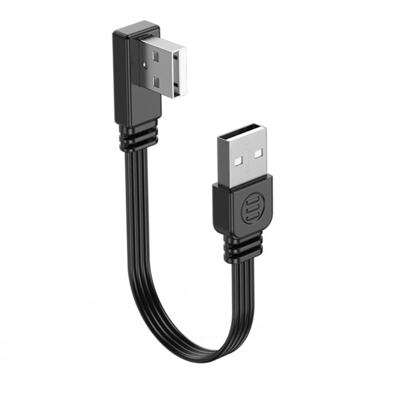 Y1UB USB2.0 Male to Male Data Cable Cord 480Mbps Fast Data Sync & Power Charging Wire Line 5.0cm-100cm Multiple Length