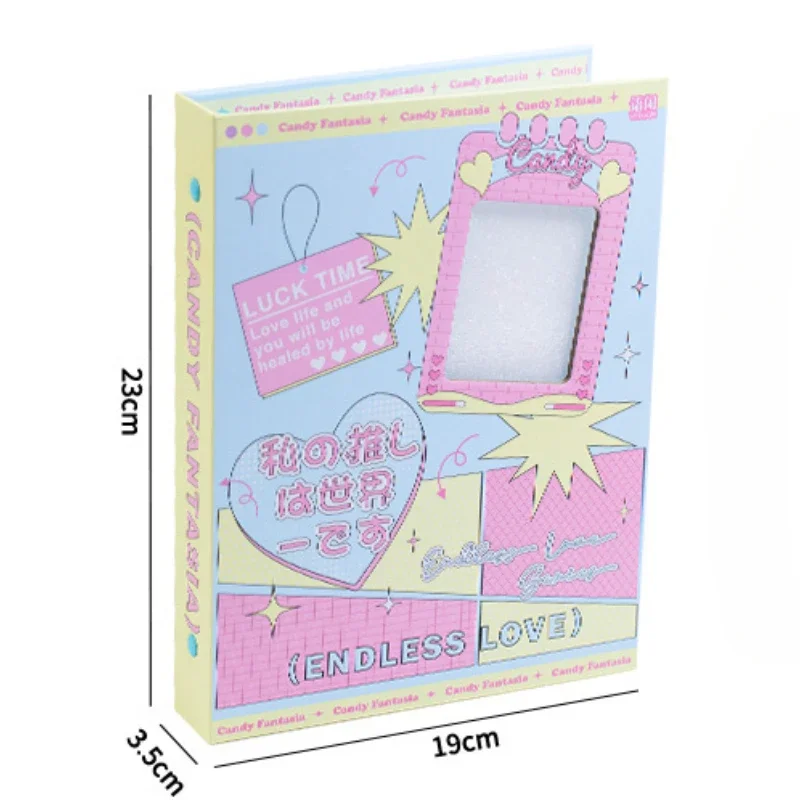 Sweet Heart Photocard A5 Album 3 Inch Kpop Idol Card Pink Candy Photocard Binder Anime Character Photo Display Fashion Gift 2024