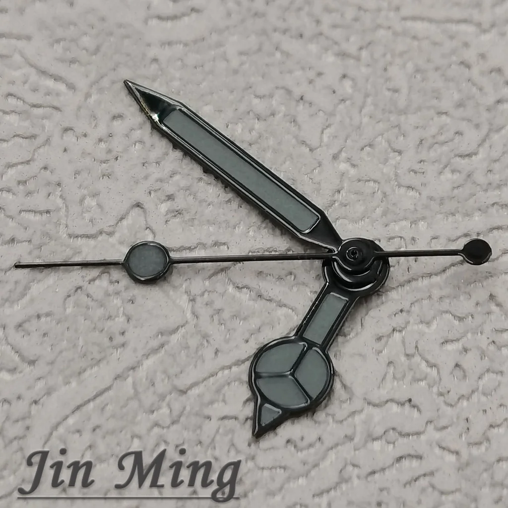 High Quality Watch Hands 12.5*12*8 Green Luminous Black Grey For NH35 NH36 7S26 7S36 4R35 4R36 Movement Watches Accessories