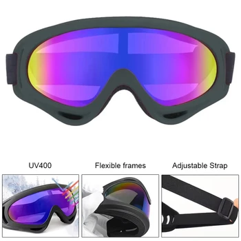 Lunettes de ski cyclisme moto lunettes coupe-vent Anti-buée ...