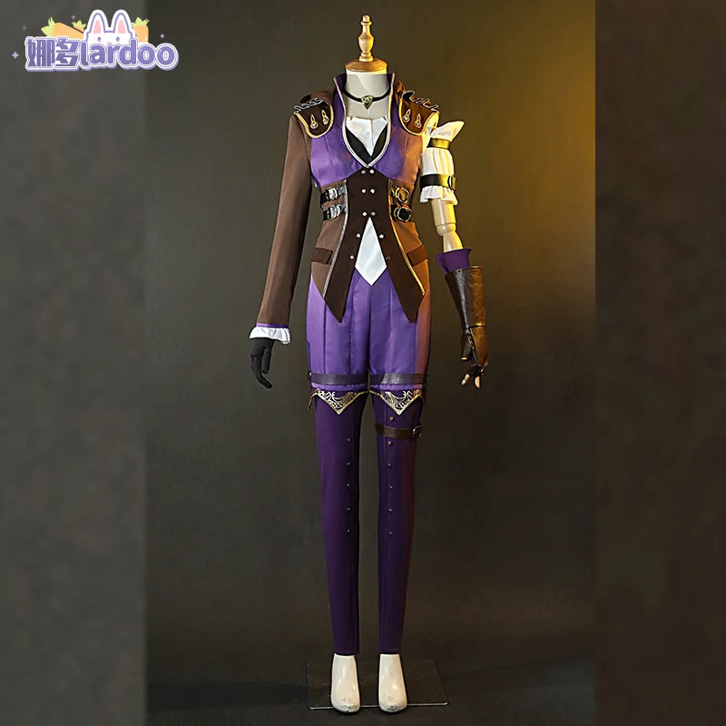 Game LoL Arcane Caitlyn Cosplay Costume Caitlyn Kiramman Officer Uniform Women Halloween Party Carnival Role Play Outfits