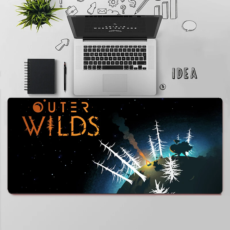 ด้านนอก Wilds Gaming Mouse Pad แผ่นรองเมาส์ขนาดใหญ่ PC Gamer แผ่นรองเม้าส์คอมพิวเตอร์ Big Mousepad XXL พรมแป้นพิมพ์โต๊ะเมาส์ Pad