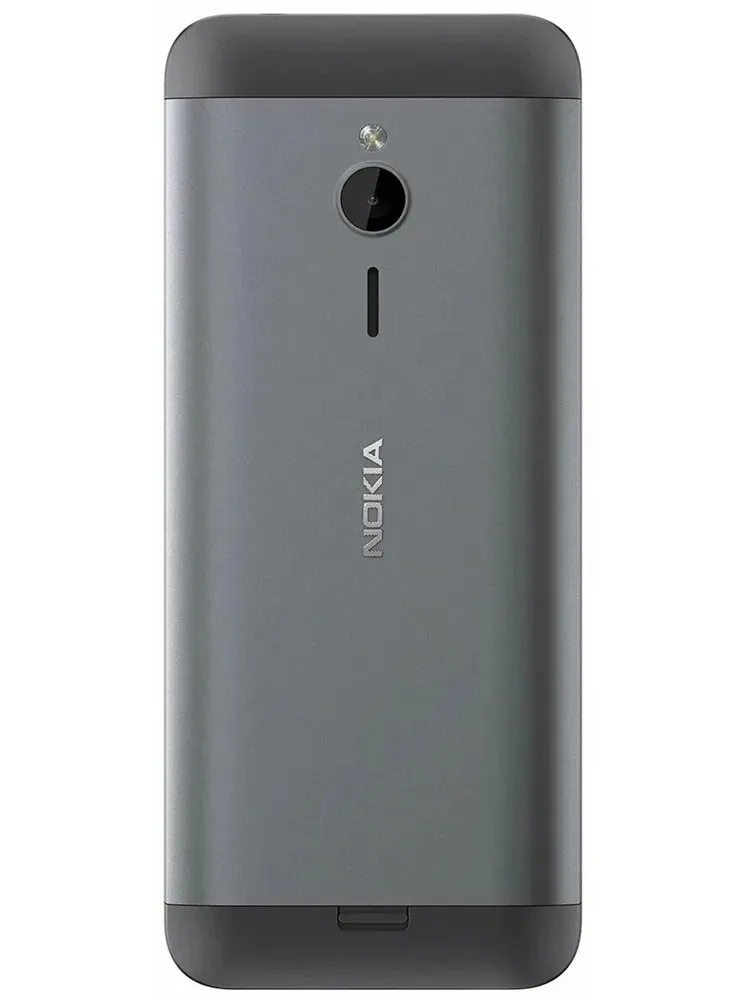 Nokia 230 z dwoma kartami SIM, dużymi przyciskami, baterią o dużej pojemności, telefon typu straight-bar