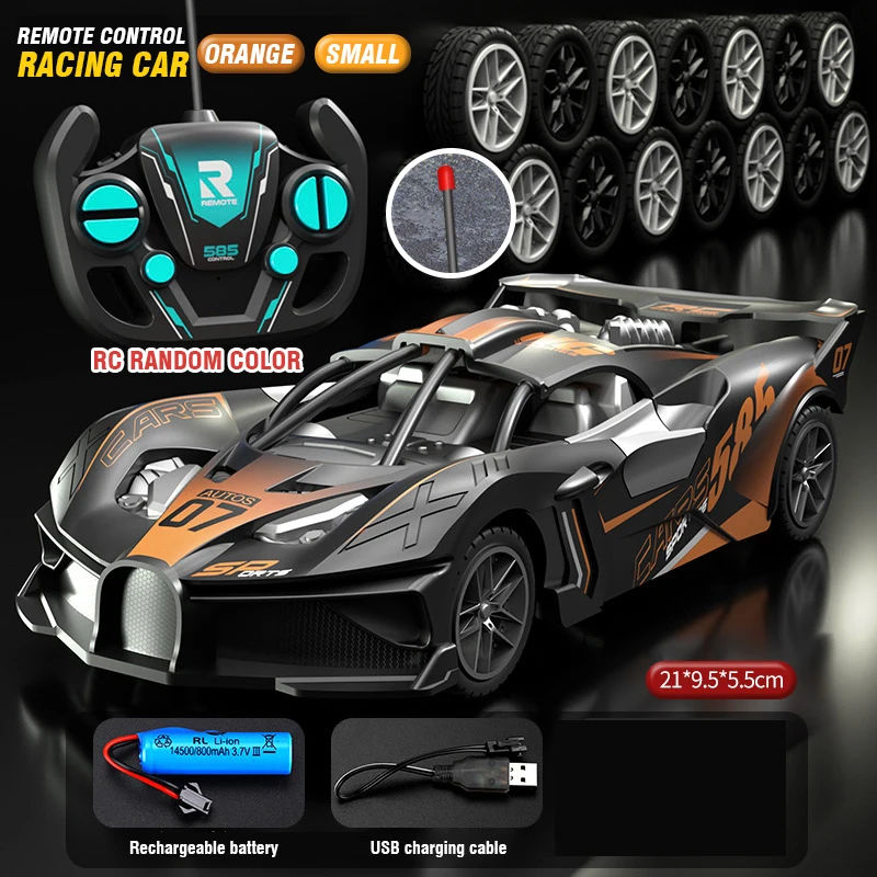 Rc Auto 4Ch High-Speed Afstandsbediening Drift Racewagen Elektrische Sportwagen Speelgoed Voertuig Model Speelgoed voor Jongens Kinderen verjaardagscadeau