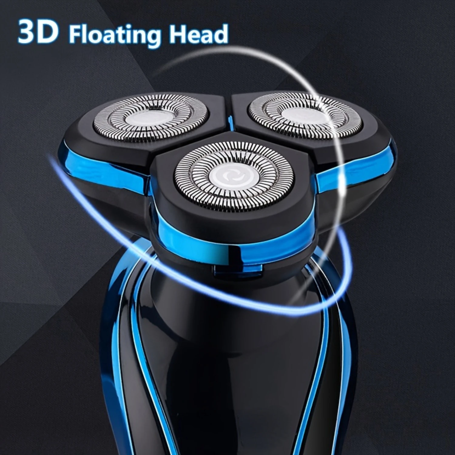 4 IN 1 3D Floating ,    Shaver Hair Cutting Shaving Machine For Men Clipper Beard Trimmer Rotary Shaver Water Proof Fully Washab