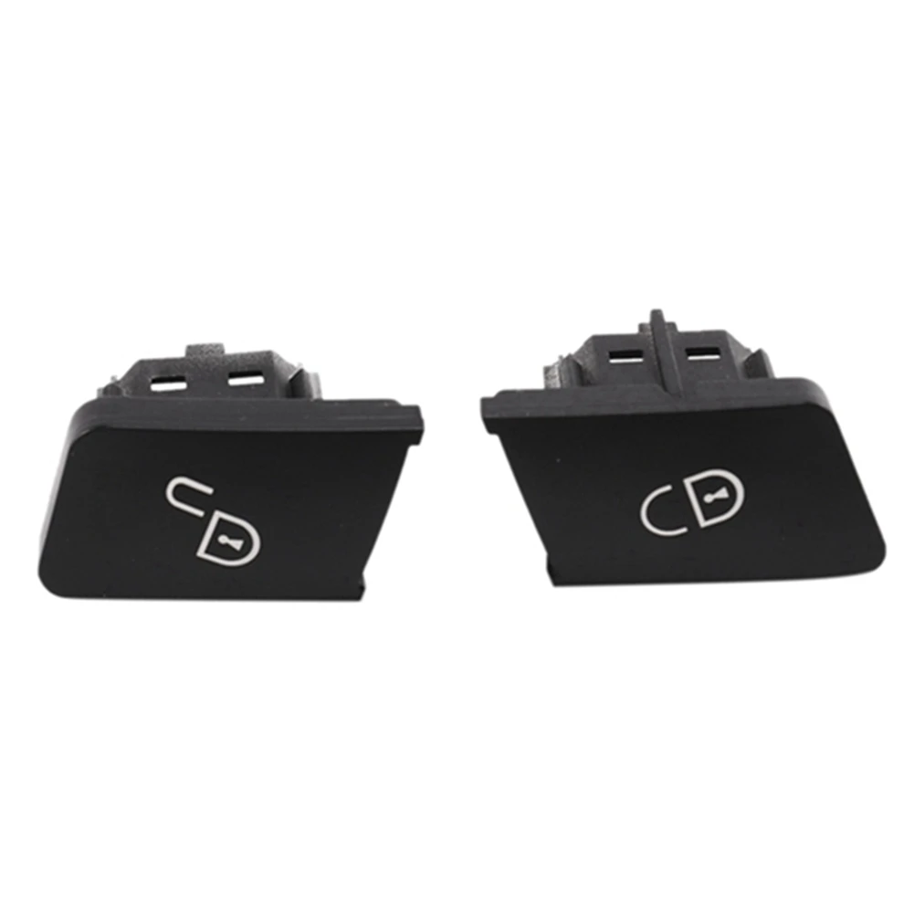 1 Pair Black Door Lock Switch Button Lock Switch 2049058402 for - C-Class E-Class -Class W204 W207 W212