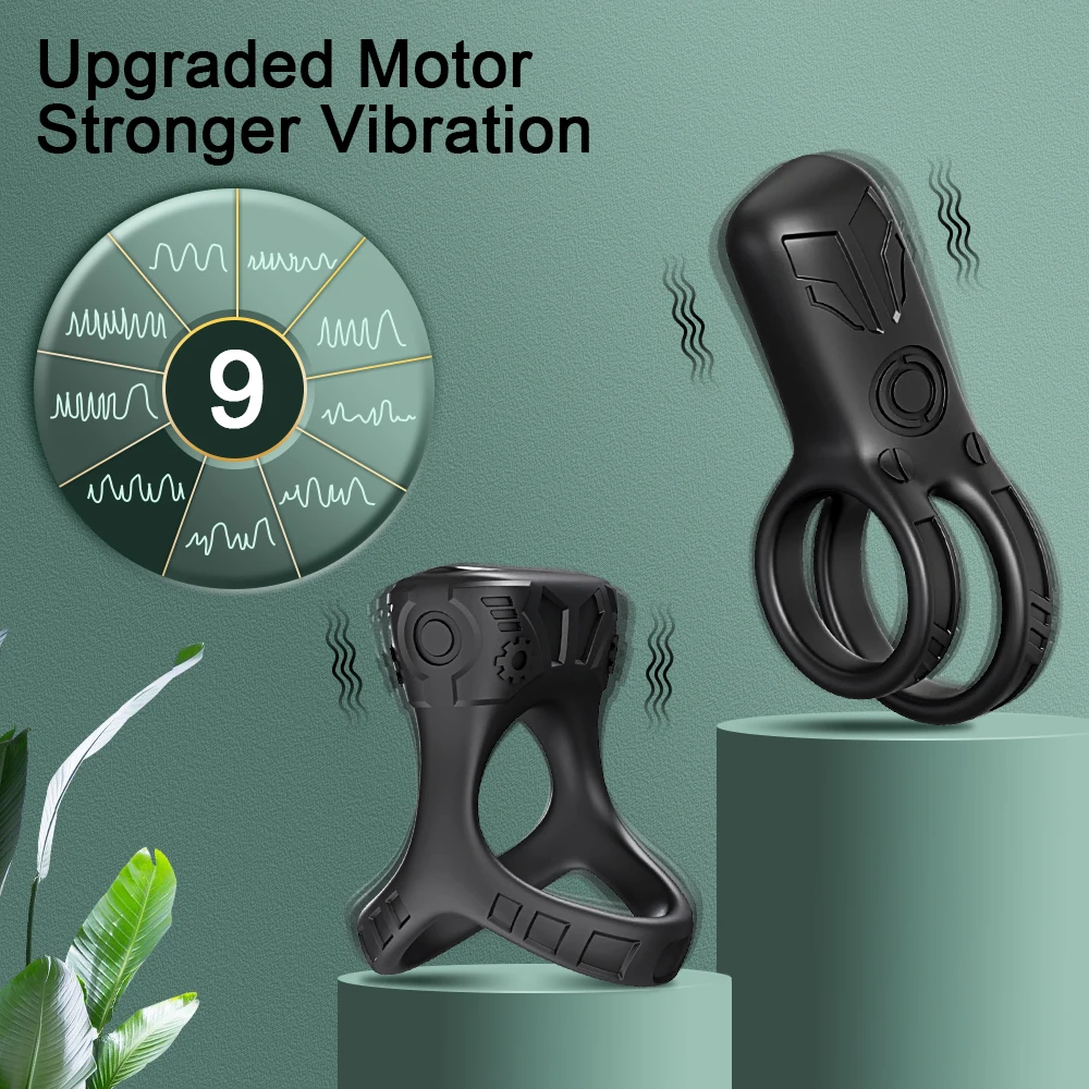 Vibrating Cock Ring for Men Penis Ring with Removable APP Vibrator Ejaculation Delay Clitoris Stimulation Sex Toy for Men