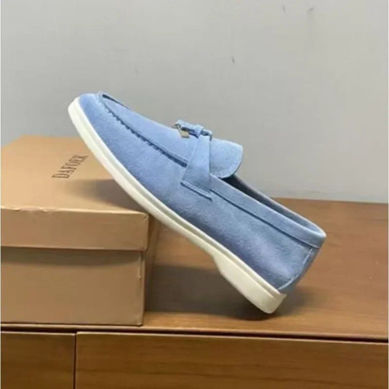 2024 Nieuwe mode-casual damesschoenen met platte zolen, luie loafers met één pedaal en franjes Zapatillas Mujer