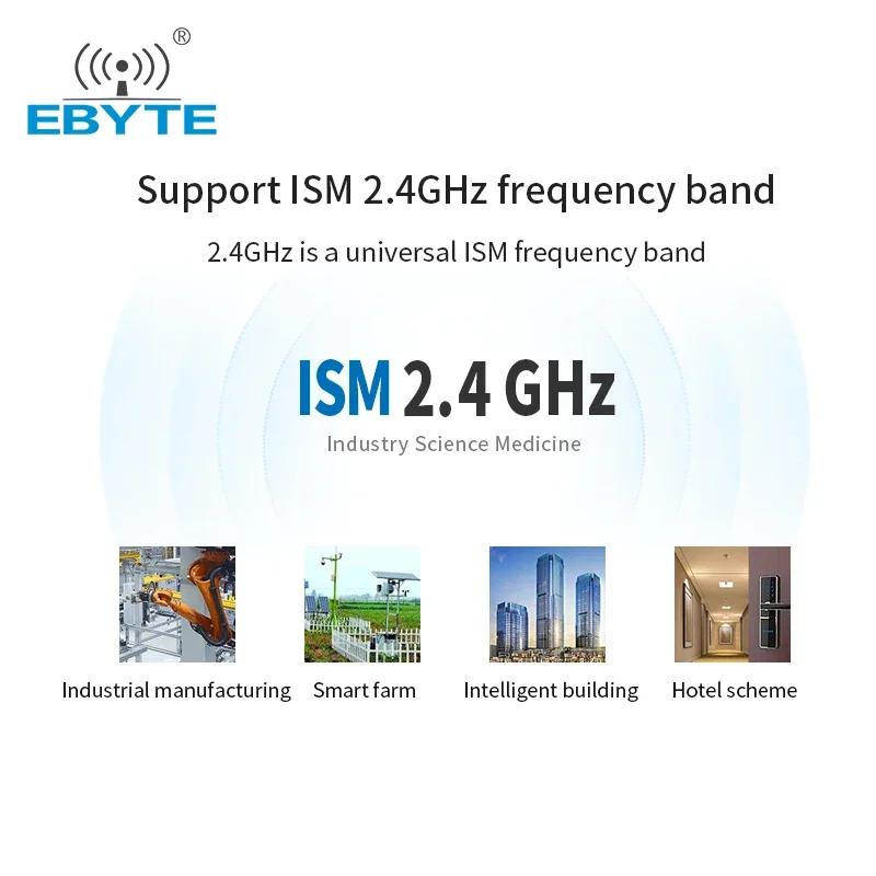 E01C-ML01S Si24R1 IOT Elektronische Komponenten 300m SMD Modul 2,4 GHz 7dBm EBYTE Wireless Module PCB Antenne Spi-schnittstelle