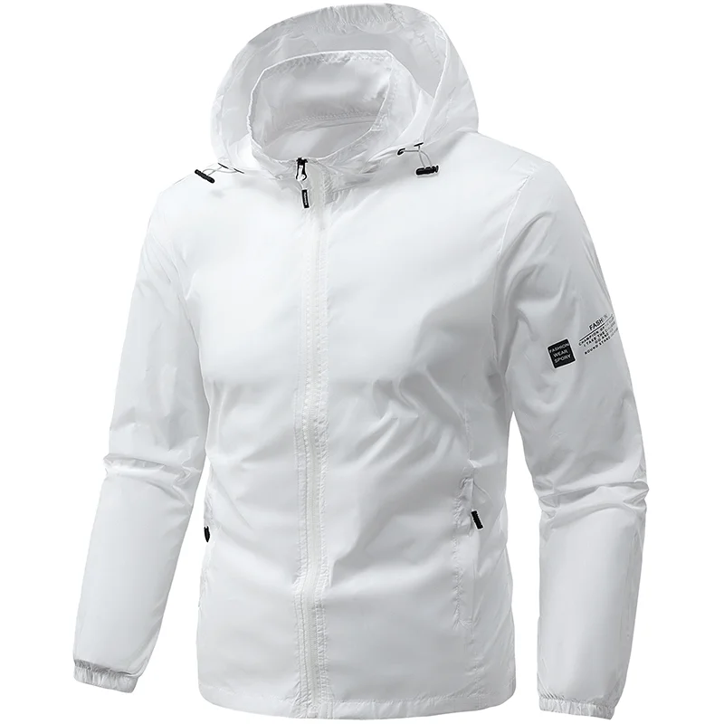 단색 후드 지퍼 포켓 캐주얼 루즈 스타일리시 재킷 탑