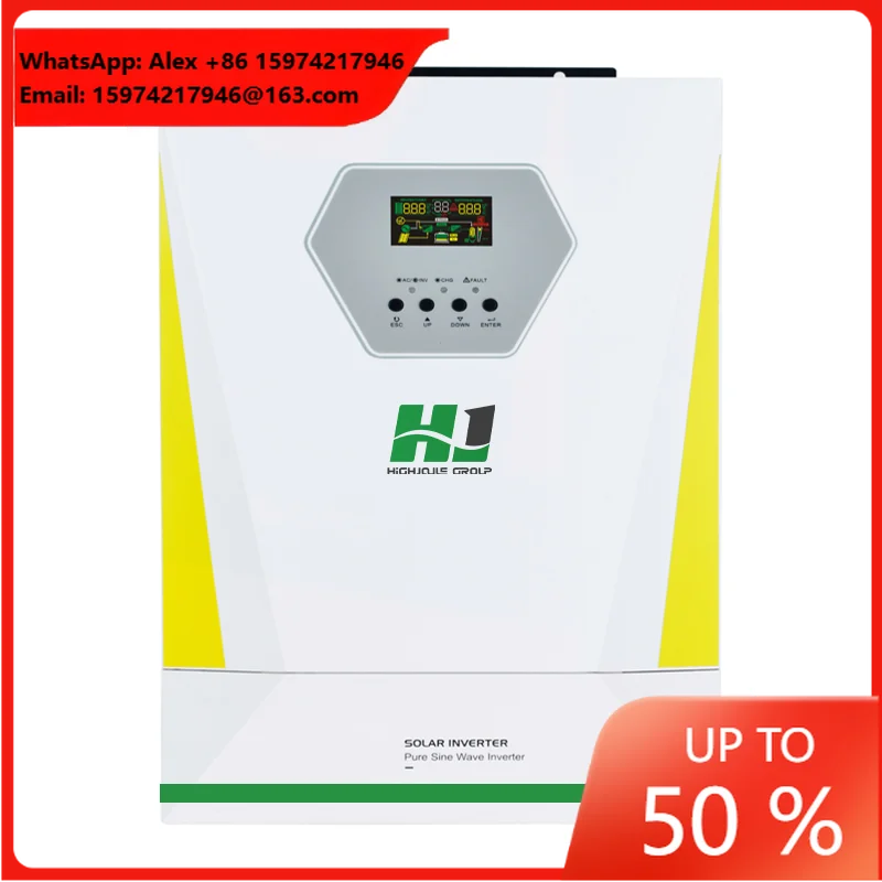 3Kw 6.2Kw 11Kw Output Off On Grid Inverter 48V Hybrid Solar Inverter Pure Sine Wave Solar Inverters With MPPT Controller