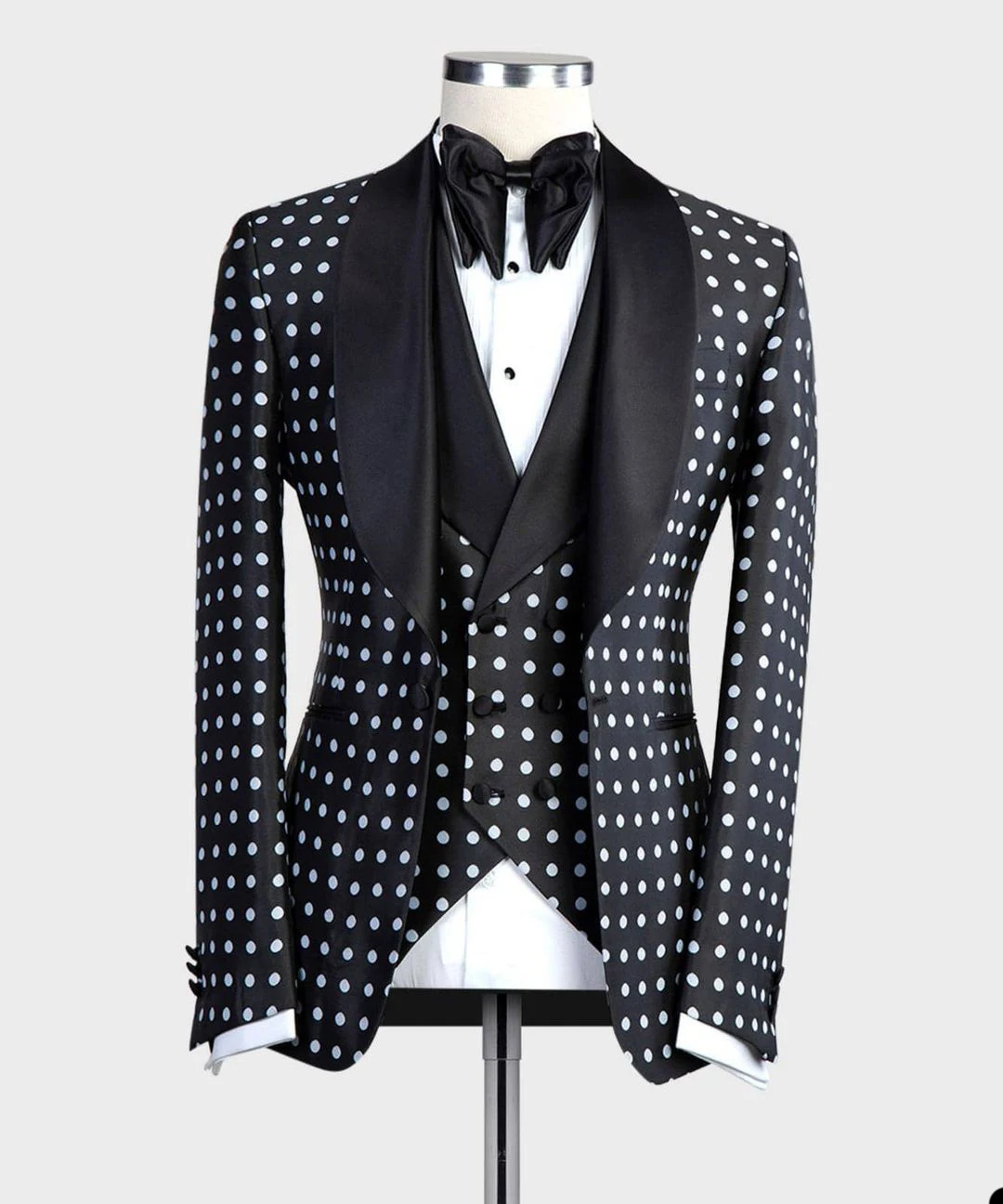 Fashion Men Suits Tailor-Made Tuxedo 2 Pieces Jacket and Vest Blazer Wedding Party Singer Groom Costume Homme Black