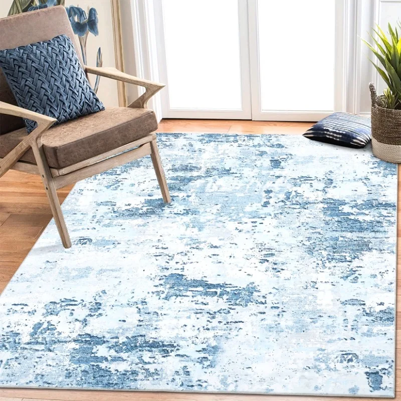

Abstract Art Painting Print Carpets Living Room Non-Slip Area Rugs for Home Bedroom Kitchen Doormat Machine Washable Floor Mat