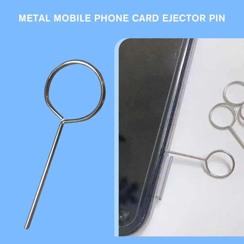 1PCS Sim Card Ejector Tool Pick-up Pin Universal Mobile Phone Remover Tray to Open For IPhone 13 C6S8