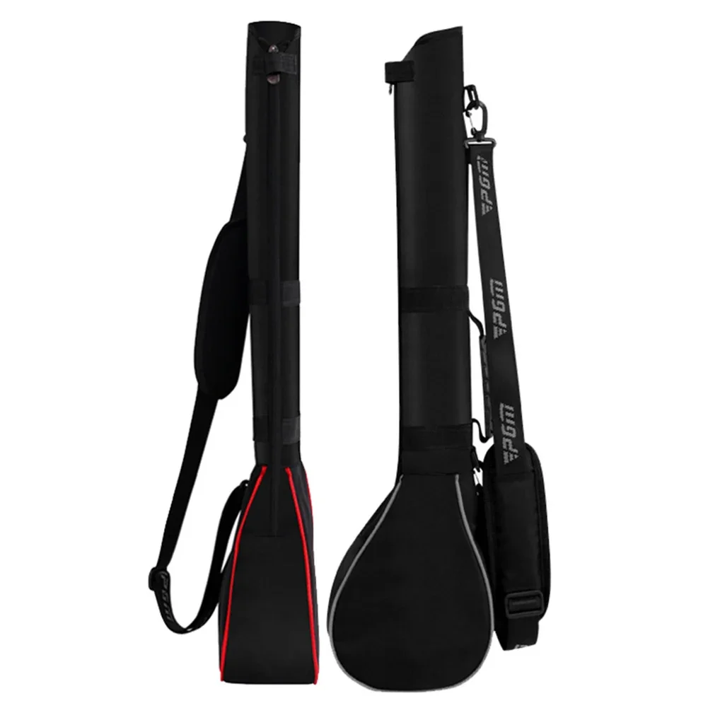 折りたたみ式ゴルフガンバッグ ソフトラバーハンドル クラブ3本収納可能 ゴルフスタンドキャリーバッグ ジッパー付き ソフトゴルフクラブバッグ 男女兼用