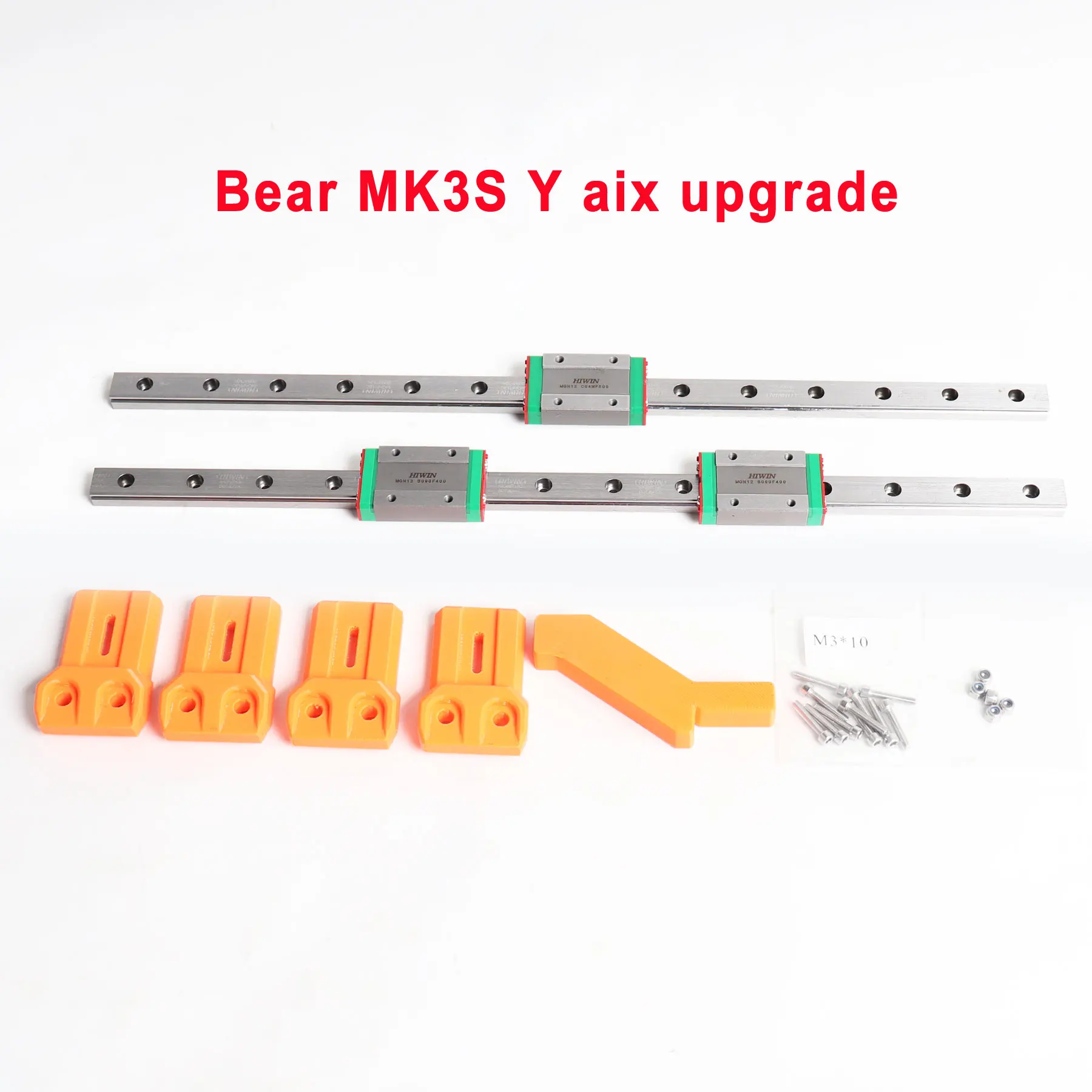 

Prusa I3 MK3 / MK3S / MK3S+ Y Aix Upgrade Kit Bear MK3 / MK3S Y Linear Rail Version Hiwin MGN12H Guide Upgrade Kit