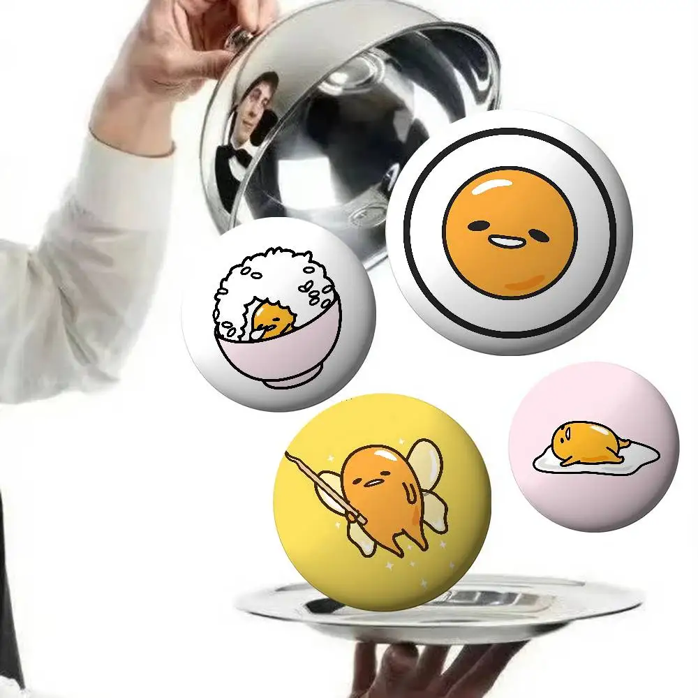 Cute G-Gudetama Funny Badges Button Creative Funny Quotes Badge Clothes Backpack Jewelry Gift For Kids Friends