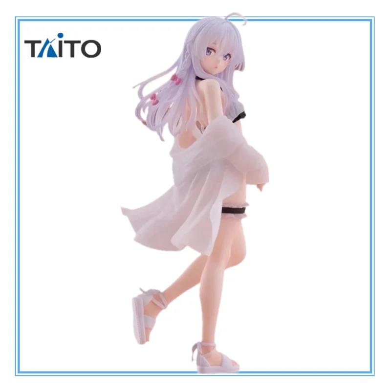 

In Stock Original TAITO Witch's Journey Elaina Swimsuit Style Witch's Journey Anime Figures Model Toys Collect Gifts Dolls