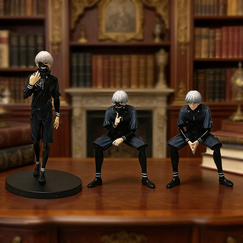 

Anime Tokyo Ghoul Manga Statue Ken Kaneki Standing Figures & Sitting Model PVC Collectible Peripheral Decor Gift