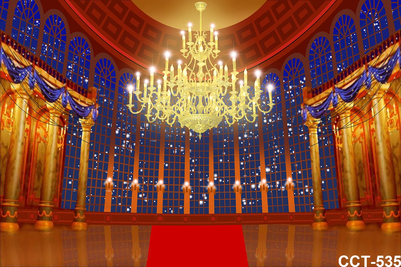 Piękno tła dla fotografii bestia czerwony dywan schody tło strony Opera zamek pałac sala balowa dekoracje ślubne kurtyny